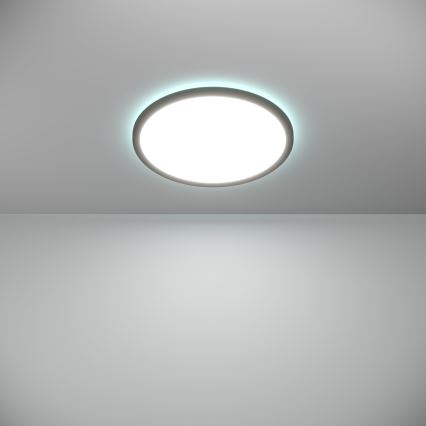 Eglo - LED RGBW Pritemdomas vonios lubinis šviestuvas LED/18,5W/230V 2700-6500K pr.38,9cm IP44 juodas ZigBee