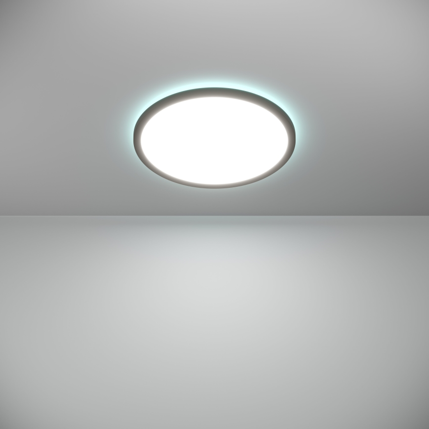 Eglo - LED RGBW Pritemdomas vonios lubinis šviestuvas LED/18,5W/230V 2700-6500K pr.38,9cm IP44 juodas ZigBee