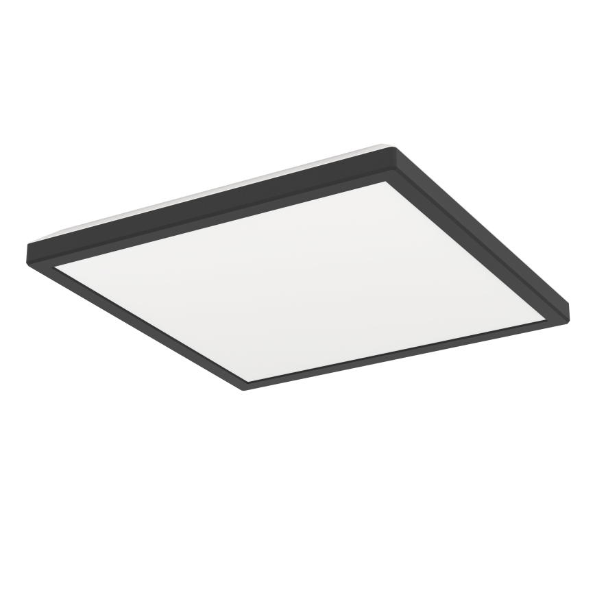 Eglo - LED RGBW Pritemdomas vonios lubinis šviestuvas LED/13,4W/230V 2700-6500K 29x29 cm IP44 juodas
