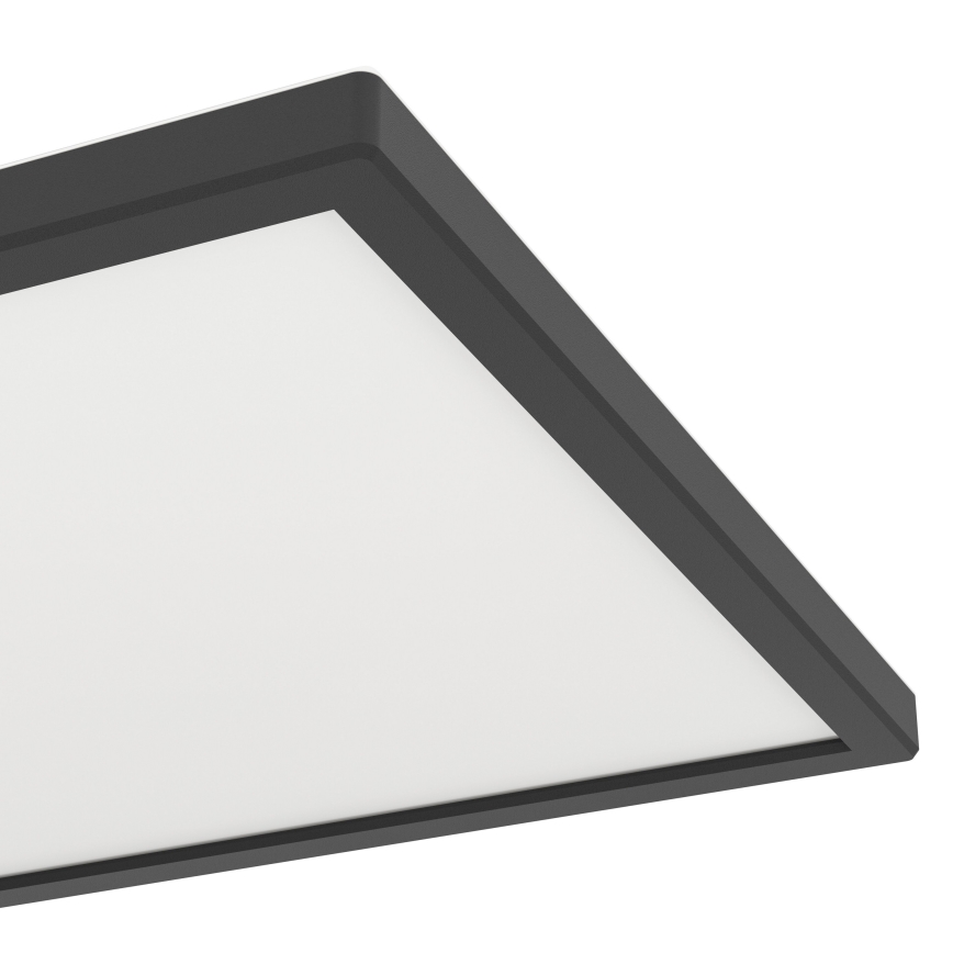 Eglo - LED RGBW Pritemdomas vonios lubinis šviestuvas LED/13,4W/230V 2700-6500K 29x29 cm IP44 juodas