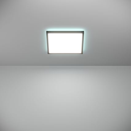 Eglo - LED RGBW Pritemdomas vonios lubinis šviestuvas LED/13,4W/230V 2700-6500K 29x29 cm IP44 juodas
