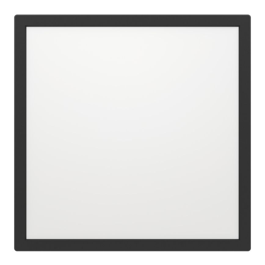 Eglo - LED RGBW Pritemdomas vonios lubinis šviestuvas LED/17,6W/230V 2700-6500K 39x39 cm IP44 juodas ZigBee