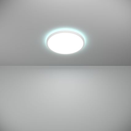Eglo - LED RGBW Pritemdomas vonios lubinis šviestuvas LED/13,9W/230V 2700-6500K d. 30 cm IP44 baltas ZigBee