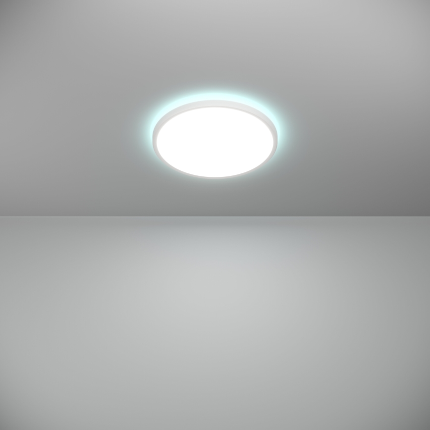 Eglo - LED RGBW Pritemdomas vonios lubinis šviestuvas LED/13,9W/230V 2700-6500K d. 30 cm IP44 baltas ZigBee