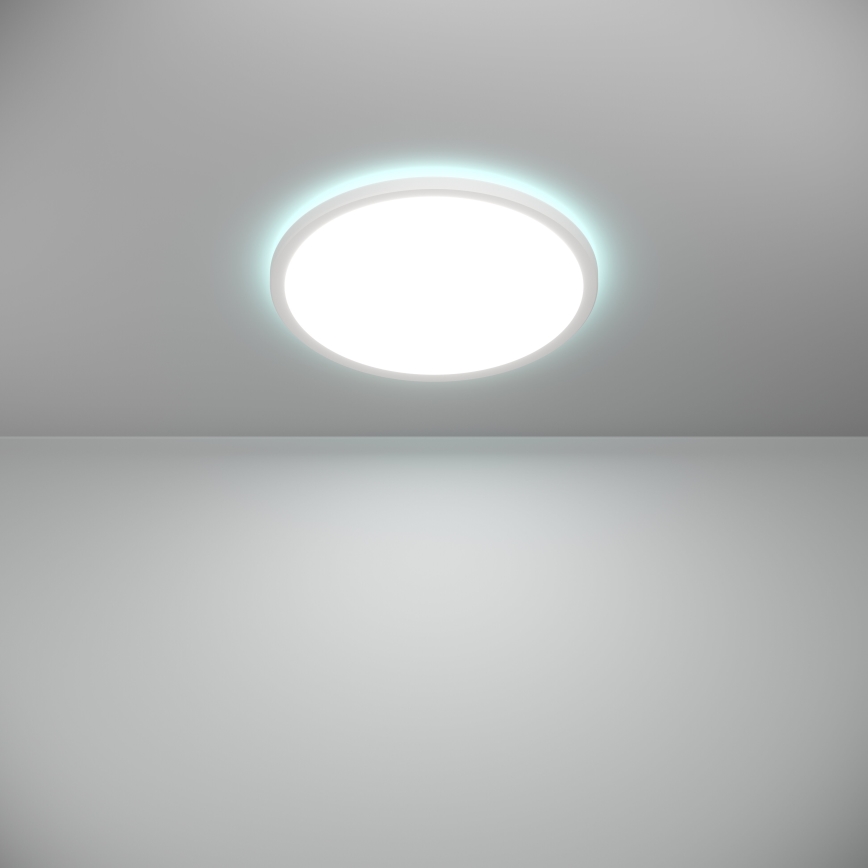 Eglo - LED RGBW Pritemdomas vonios lubinis šviestuvas LED/18,5W/230V 2700-6500K d. 38,9 cm IP44 baltas ZigBee