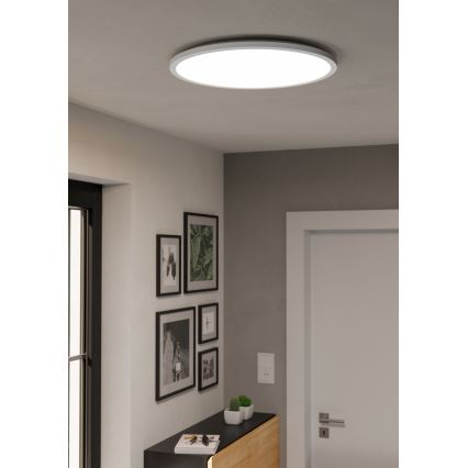Eglo - LED RGBW Pritemdomas vonios lubinis šviestuvas LED/16,8W/230V 2700-6500K d. 50 cm IP44 baltas ZigBee