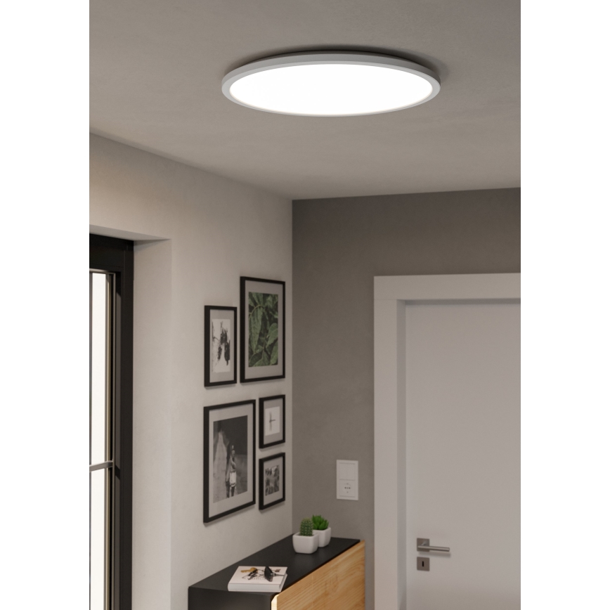Eglo - LED RGBW Pritemdomas vonios lubinis šviestuvas LED/16,8W/230V 2700-6500K d. 50 cm IP44 baltas ZigBee