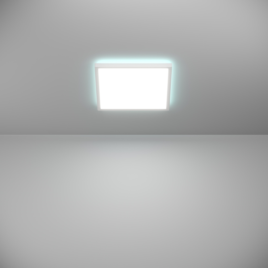 Eglo - LED RGBW Pritemdomas vonios lubinis šviestuvas LED/13,4W/230V 2700-6500K 29x29 cm IP44 baltas ZigBee