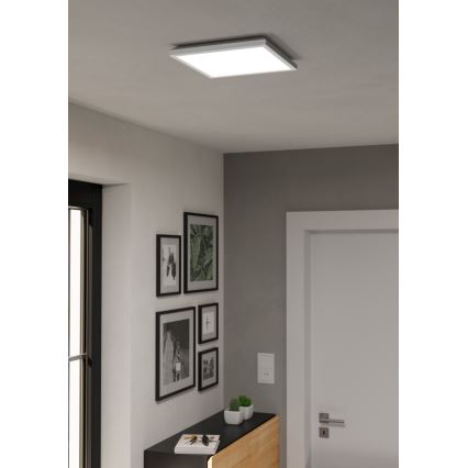 Eglo - LED RGBW Pritemdomas vonios lubinis šviestuvas LED/13,4W/230V 2700-6500K 29x29 cm IP44 baltas ZigBee