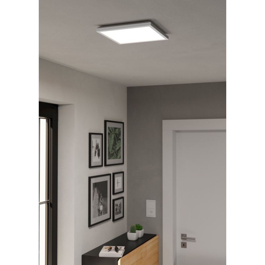 Eglo - LED RGBW Pritemdomas vonios lubinis šviestuvas LED/13,4W/230V 2700-6500K 29x29 cm IP44 baltas ZigBee