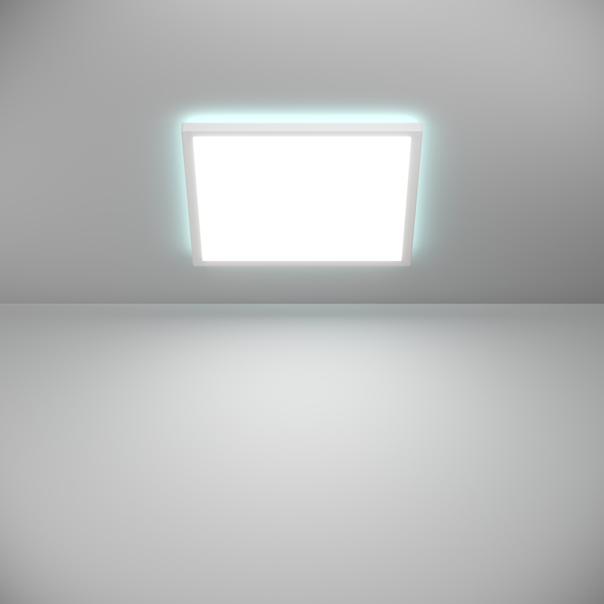 Eglo - LED RGBW Pritemdomas vonios lubinis šviestuvas LED/17,6W/230V 2700-6500K 39x39 cm IP44 baltas ZigBee