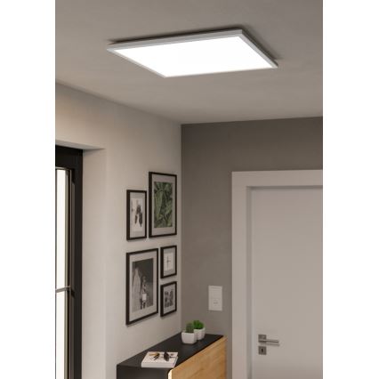 Eglo - LED RGBW Pritemdomas vonios lubinis šviestuvas LED/17W/230V 2700-6500K 50x50 cm IP44 baltas ZigBee