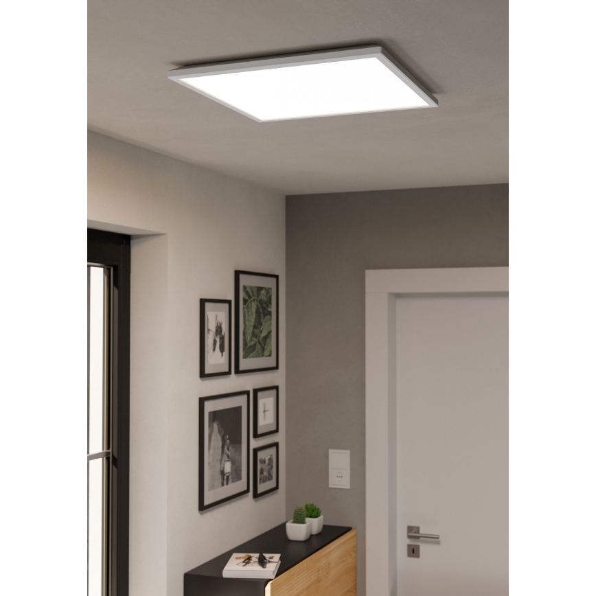 Eglo - LED RGBW Pritemdomas vonios lubinis šviestuvas LED/17W/230V 2700-6500K 50x50 cm IP44 baltas ZigBee