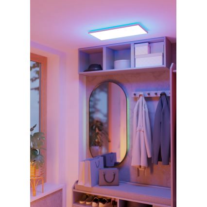 Eglo - LED RGBW Pritemdomas vonios lubinis šviestuvas LED/17,2W/230V 2700-6500K 30x57cm IP44 baltas ZigBee