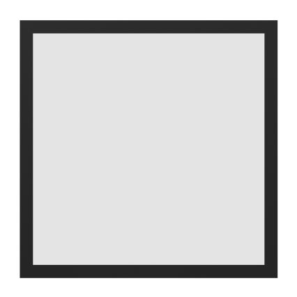 Eglo - LED RGBW dimeriuojamas lubinis šviestuvas LED/19W/230V 2700-6500K 40x40 cm juodas