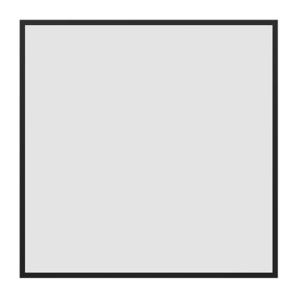 Eglo - LED RGBW dimeriuojama prigludusi panelė LED/33W/230V 2700-6500K 60x60 cm juoda