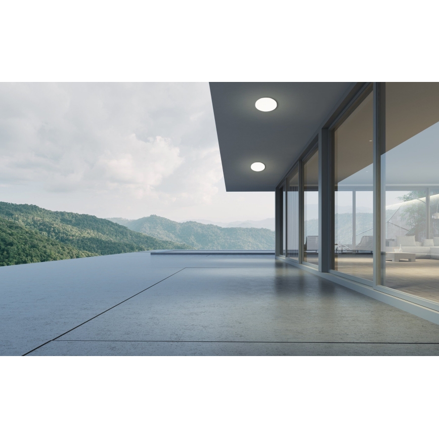 Eglo - vonios kambario lubinis LED šviestuvas LED/18W/230V, skersmuo 31 cm, IP54, baltas