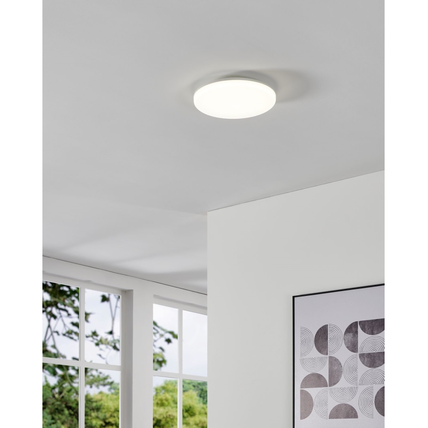 Eglo - LED vonios lubų šviestuvas LED/20W/230V 2700/4000/6500K Ø 31 cm IP54 balta
