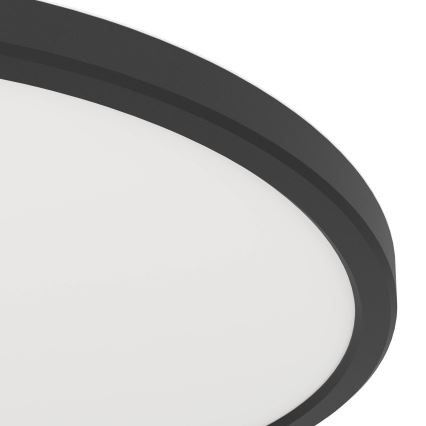 Eglo - LED vonios lubinis šviestuvas LED/16,4W/230V skersmuo 30 cm IP54 juodas