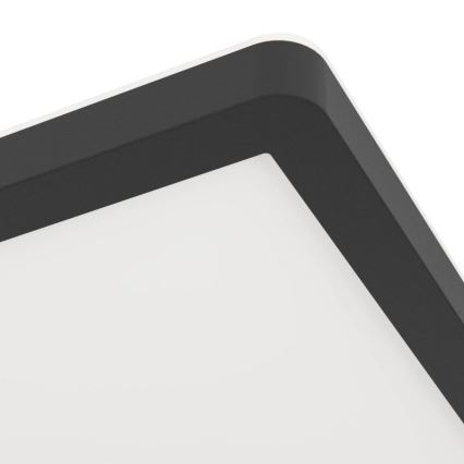 Eglo - juodas vonios lubinis LED šviestuvas LED/16,4W/230V 29x29 cm IP54