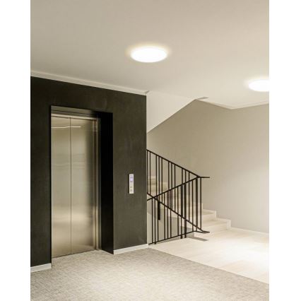 Eglo - LED vonios kambario lubinis šviestuvas LED/20,2W/230V skersmuo 39 cm IP54 balta