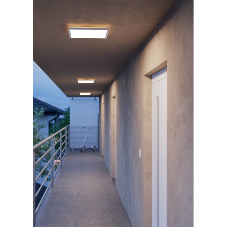 Eglo - LED vonios lubų šviestuvas LED/20,2W/230V 39x39 cm IP54 baltas