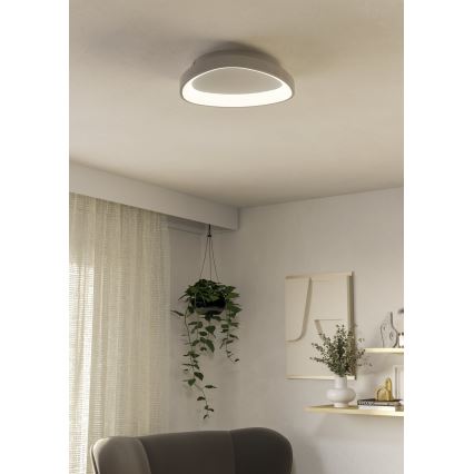 Eglo - LED Pritemdomas lubinis šviestuvas LED/12W/230V 2700-6500K balta + nuotolinio valdymo pultas