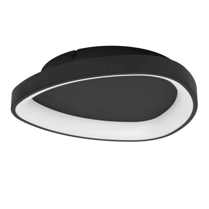 Eglo - LED Pritemdomas lubinis šviestuvas LED/12W/230V 2700-6500K juoda + nuotolinio valdymo pultas