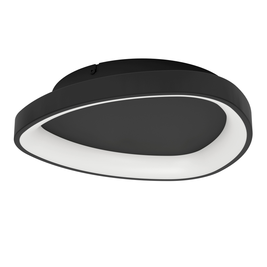 Eglo - LED Pritemdomas lubinis šviestuvas LED/12W/230V 2700-6500K juoda + nuotolinio valdymo pultas