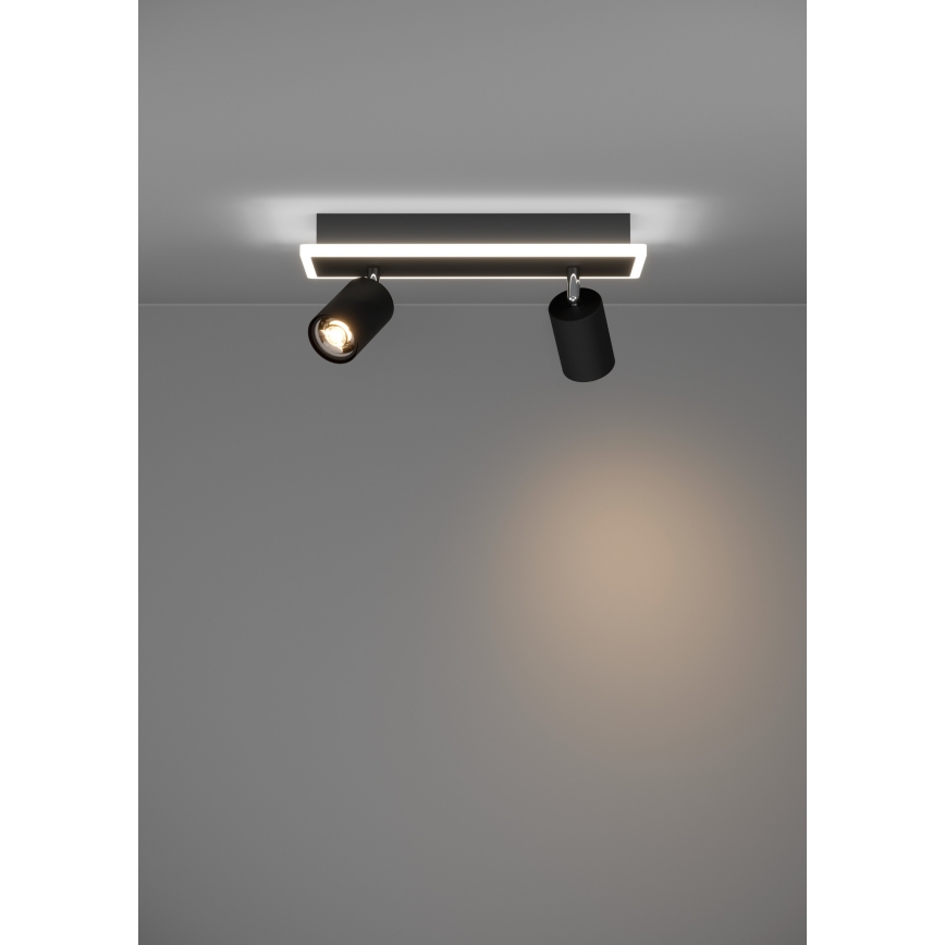 Eglo - LED taškinis šviestuvas LED/12W/230V juodas