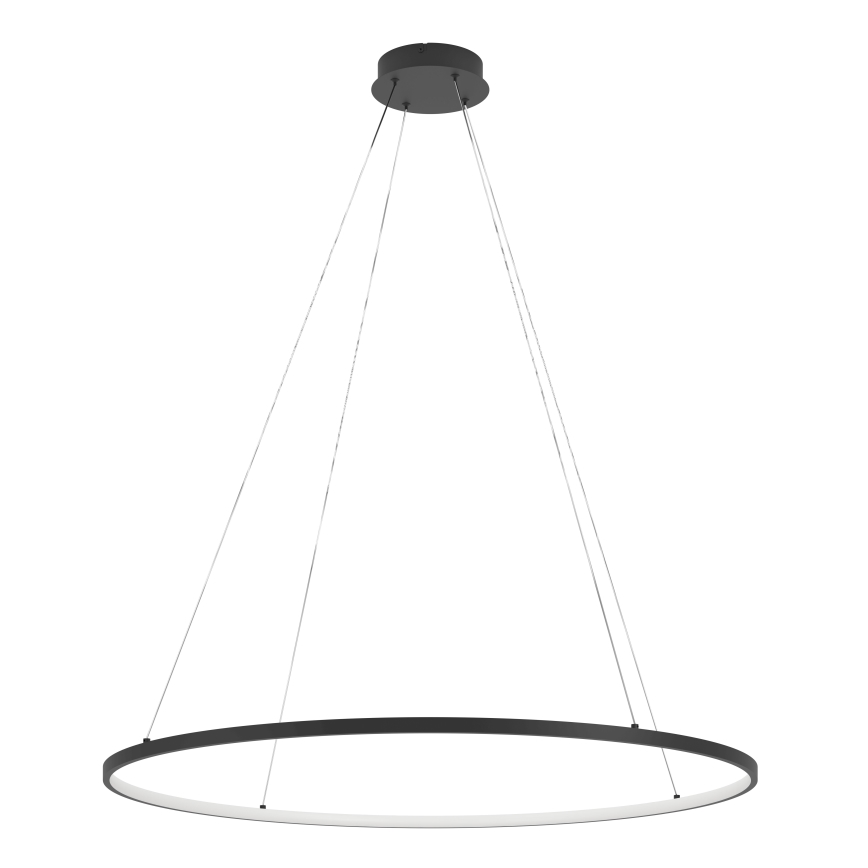Eglo - LED Reguliuojamas pakabinamas sietynas LED/40W/230V 2700-6500K juoda + nuotolinio valdymo pultas