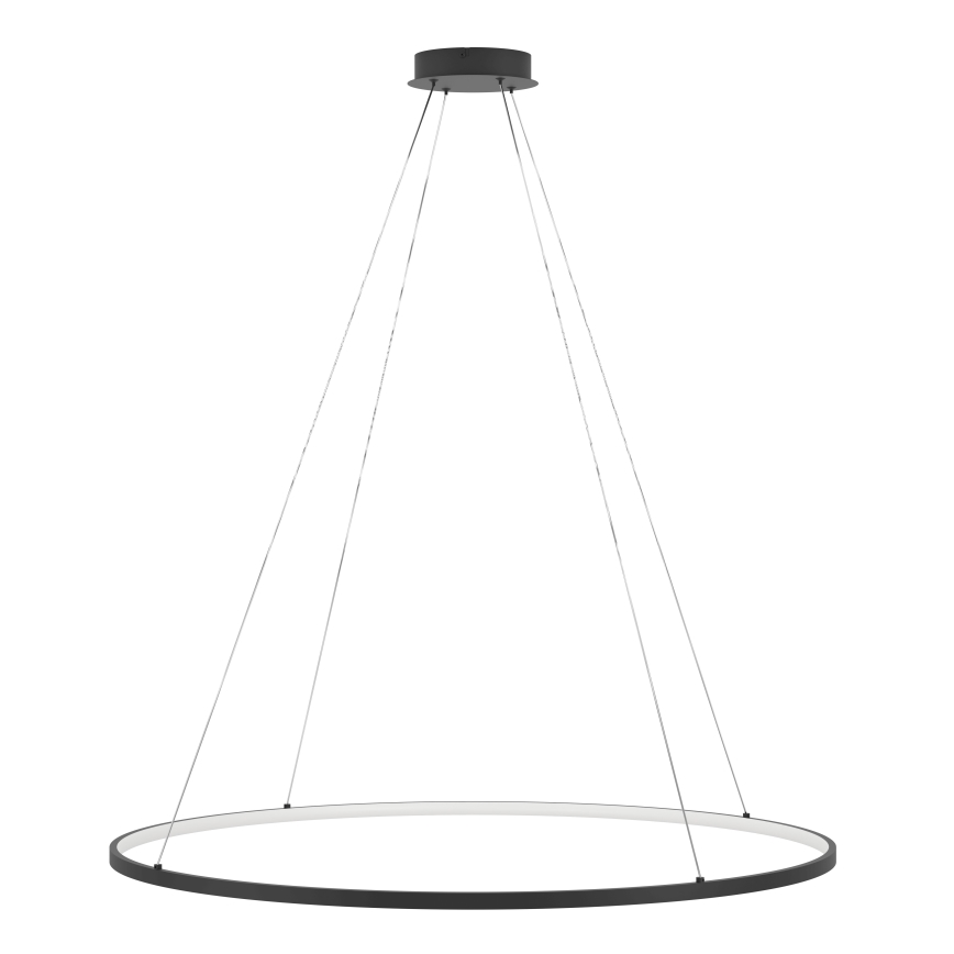 Eglo - LED Reguliuojamas pakabinamas sietynas LED/40W/230V 2700-6500K juoda + nuotolinio valdymo pultas