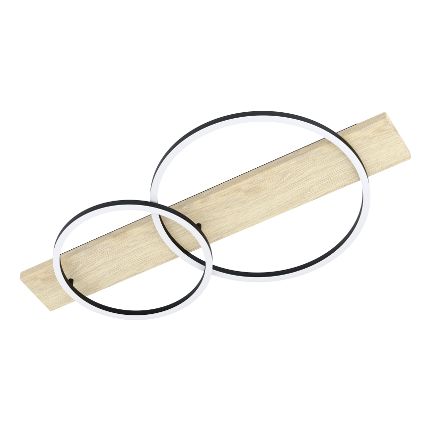 Eglo - LED lubinis šviestuvas 2xLED/12W/230V 3000K smėlio spalva/juoda