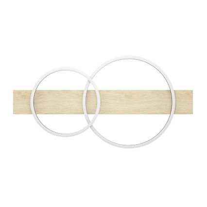 Eglo - LED lubinis šviestuvas 2xLED/12W/230V 3000K smėlio spalva/juoda
