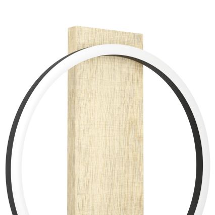 Eglo - LED stalinis šviestuvas LED/12W/230V 3000K smėlio spalva/juoda