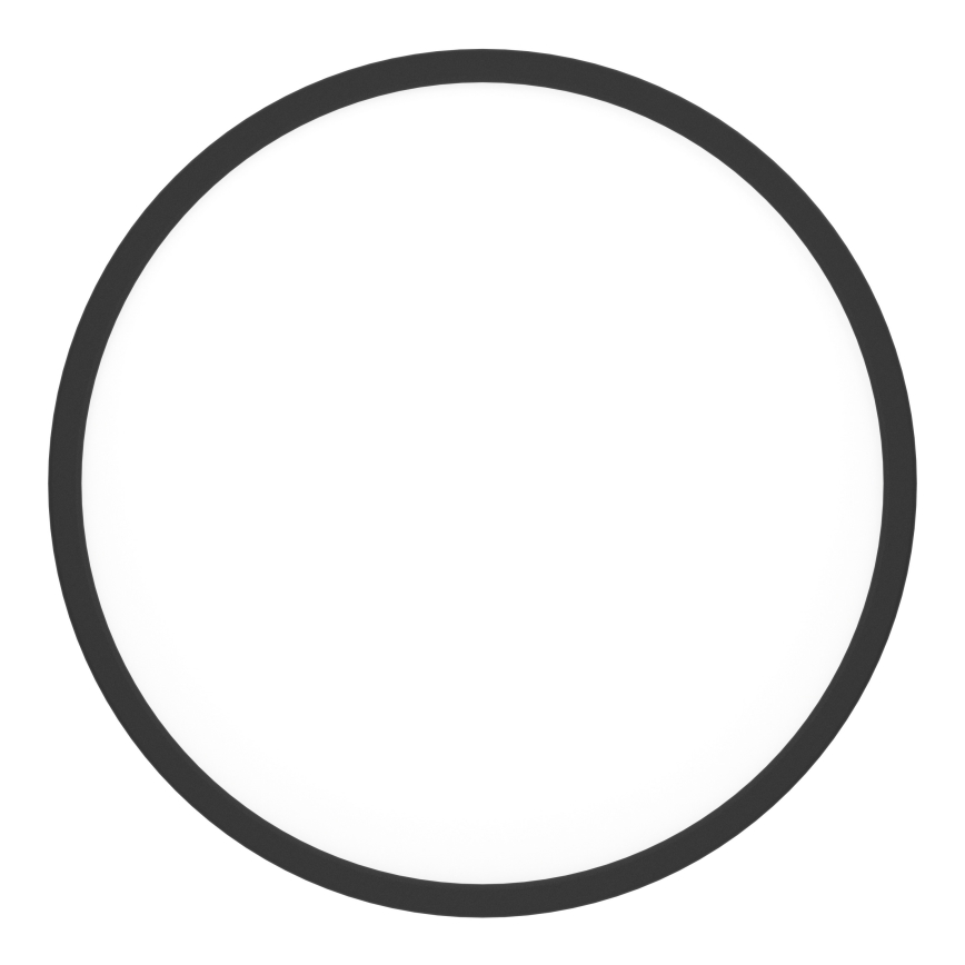 Eglo - LED RGBW dimeriuojamas vonios kambario lubinis šviestuvas LED/17,5W/230V 2700-6500K skersmuo 39,9 cm IP44 juodas