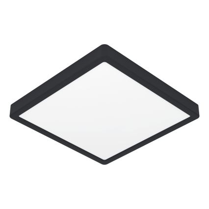 Eglo - LED RGBW Reguliuojamas lubinis vonios šviestuvas LED/17,8W/230V 2700-6500K 39x39 cm IP44 juodas