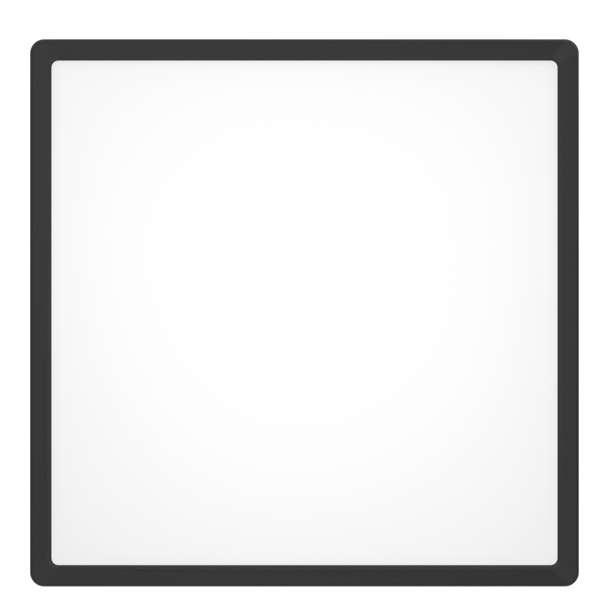 Eglo - LED RGBW Reguliuojamas lubinis vonios šviestuvas LED/17,8W/230V 2700-6500K 39x39 cm IP44 juodas