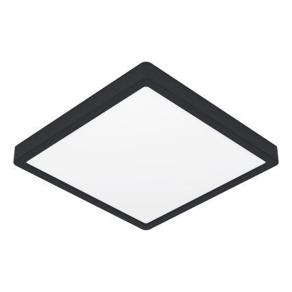 Eglo - LED RGBW pritemdomas vonios kambario lubinis šviestuvas LED/17,8W/230V 2700-6500K skers. 39,9 cm IP44 juodas