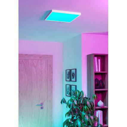 Eglo - LED RGBW dimeriuojamas vonios kambario lubinis šviestuvas LED/17,8W/230V 2700-6500K skersmuo 39,9 cm IP44 balta