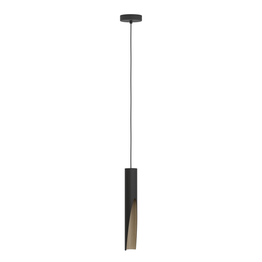 Eglo - LED Pakabinamas sietynas 1xGU10/4,5W/230V 3000K juoda/ruda