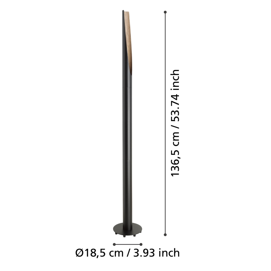 Eglo  - LED toršeras 1xGU10/4,5W/230V 3000K juoda/ruda