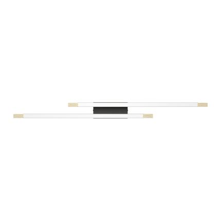 Eglo - LED Pritemdomas lubinis šviestuvas 2xLED/10W/230V 3000K juoda/smėlio spalva