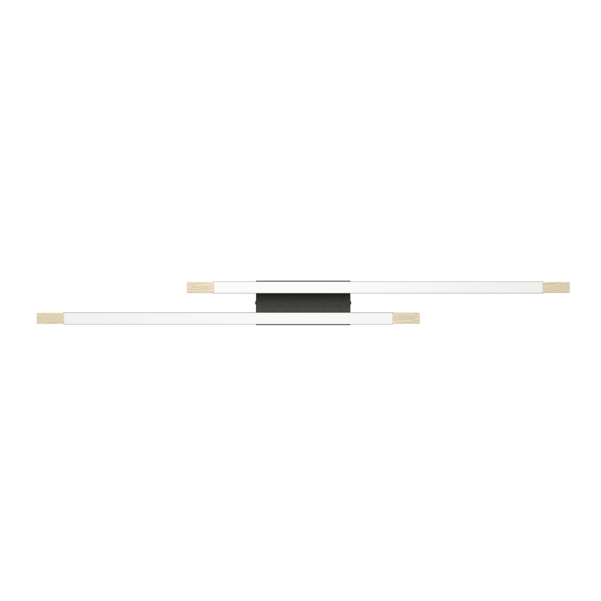 Eglo - LED Pritemdomas lubinis šviestuvas 2xLED/10W/230V 3000K juoda/smėlio spalva