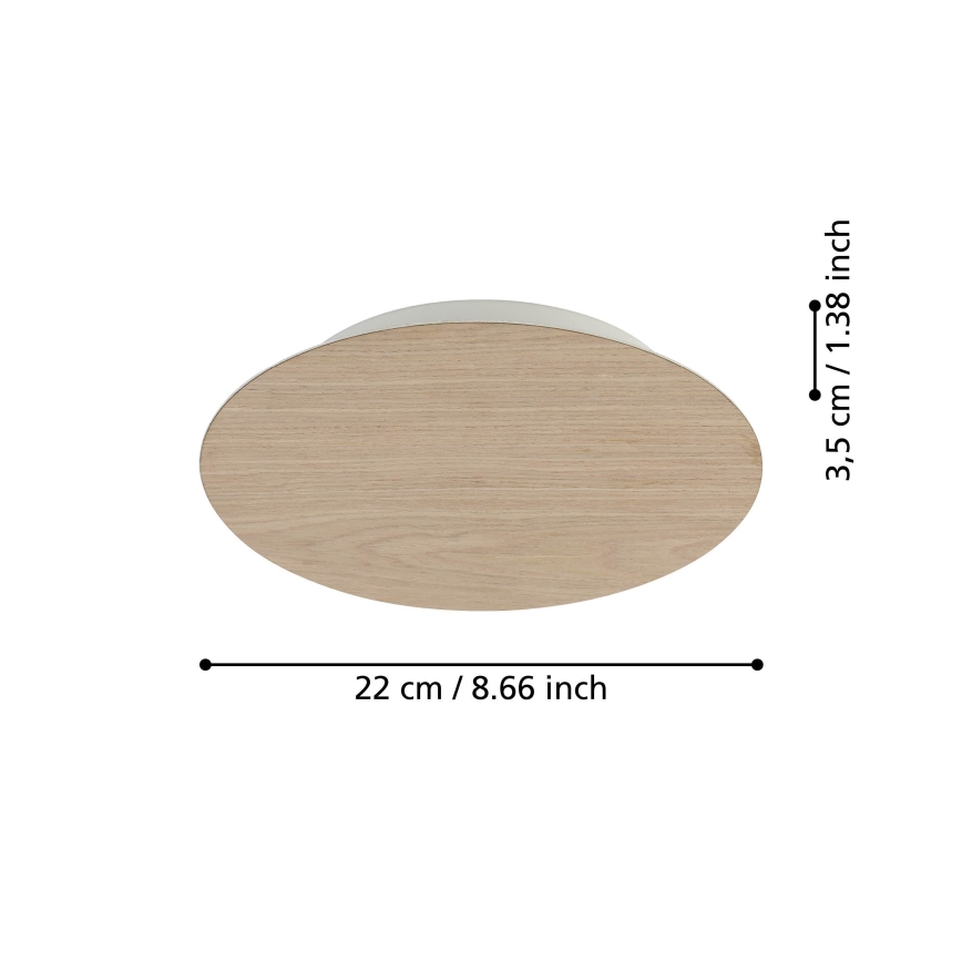Eglo - LED sieninis šviestuvas LED/9,2W/230V 3000K smėlio spalva