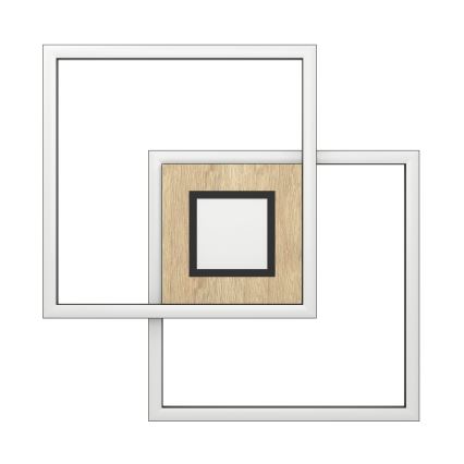 Eglo - LED Pritemdomas lubinis šviestuvas 2xLED/17W/230V +1xLED/4,2W 2700-6500K + nuotolinio valdymo pultas