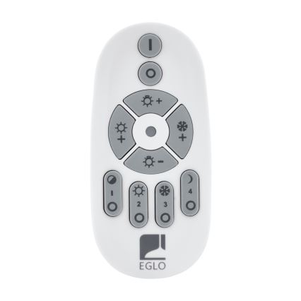 Eglo - LED Pritemdomas lubinis šviestuvas 2xLED/17W/230V +1xLED/4,2W 2700-6500K + nuotolinio valdymo pultas