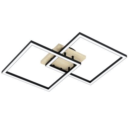 Eglo - LED Pritemdomas tvirtinamas sietynas 4xLED/32W/230V 2700-6500K ruda/juoda