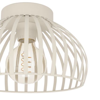 Eglo - Lubinis šviestuvas 1xE27/40W/230V diametras 28 cm kreminė