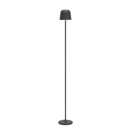 Eglo - LED šviesos reguliavimas lauko įkraunamas Toršeras LED/4,3W/5V 2400/3000/4000K IP54 juoda